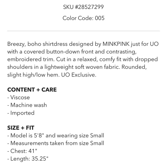 MINKPINK grey button down long sleeve Prairie western Dress - Picture 3 of 8